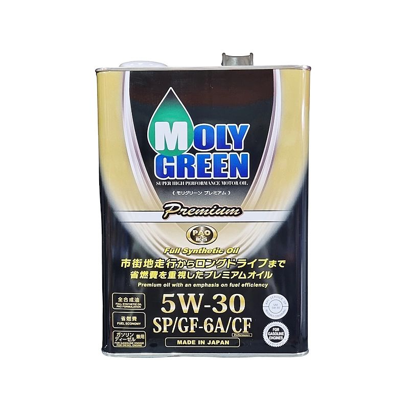 Моторное масло MOLYGREEN Premium SP/CF GF-6A 5W30, 4л в