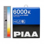 Галогенная лампа PIAA STRATOS BLUE 6000K H3 HZ203, 2шт