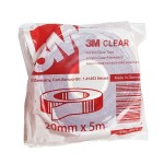 Скотч двухсторонний прозрачный 3M CLEAR, 20мм х 5м