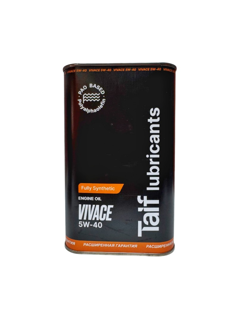Моторное масло Taif Vivace A3/B4 SN/CF 5W40, 1л