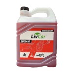 Антифриз LIVCAR Coolant -40°C Красный, 4л