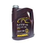 Трансмиссионное масло MANNOL MTF-4 Gear oil 8104 GL-4 75W80, 4л