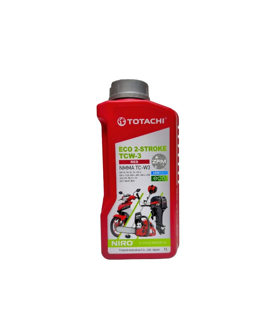 Моторное масло TOTACHI 2Т Niro Eco 2-Stroke TC-W3, 1л