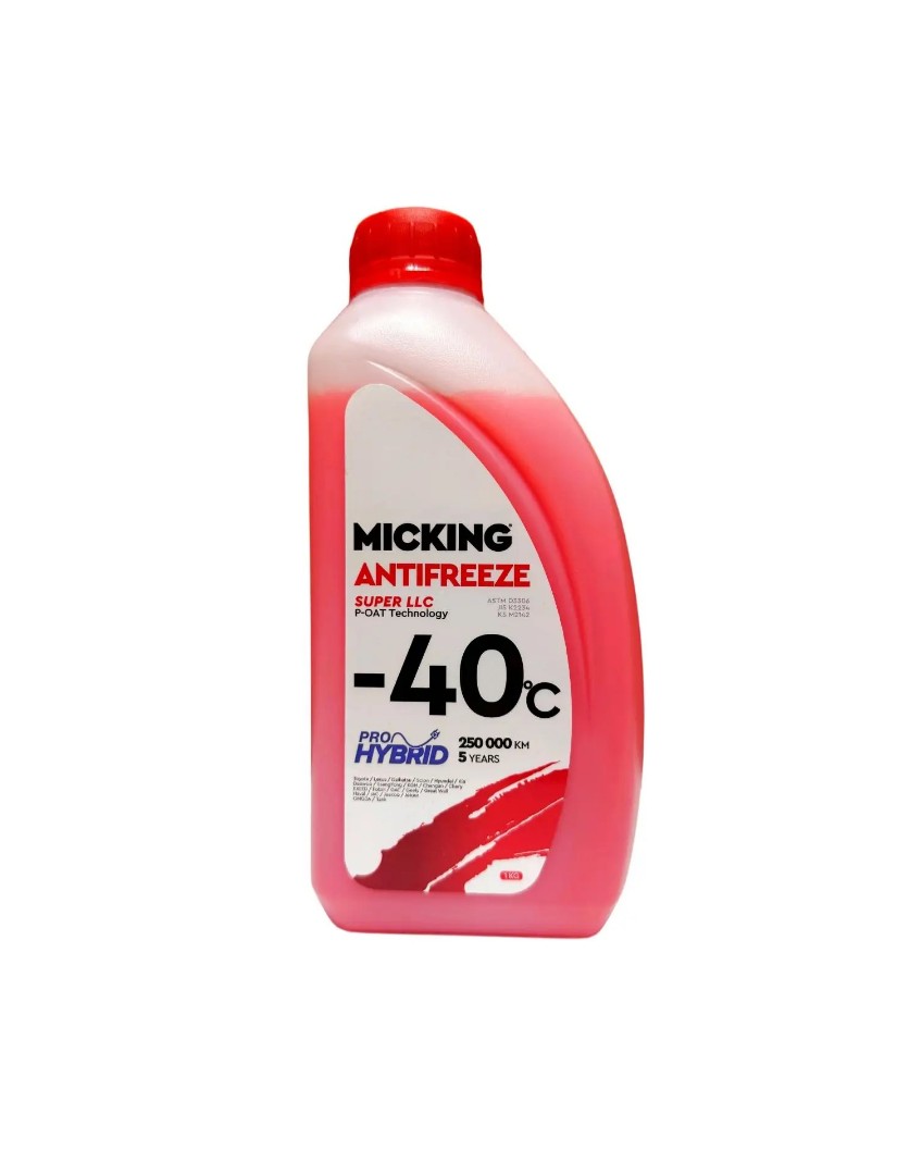 Антифриз MICKING Super LLC P-OAT -40°C красный, 1 кг