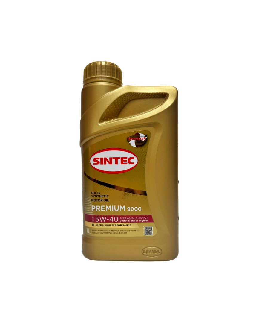 Моторное масло SINTEC Premium 9000  A3/B4 SN/CF 5W-40, 1л