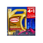 Моторное масло SINTEC Premium 9000 A3/B4 SL/CF 5W-30, акция 4+1, 5л #1