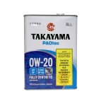 Моторное масло TAKAYAMA PAOtec SP GF-6A  0W-20, 4л #3